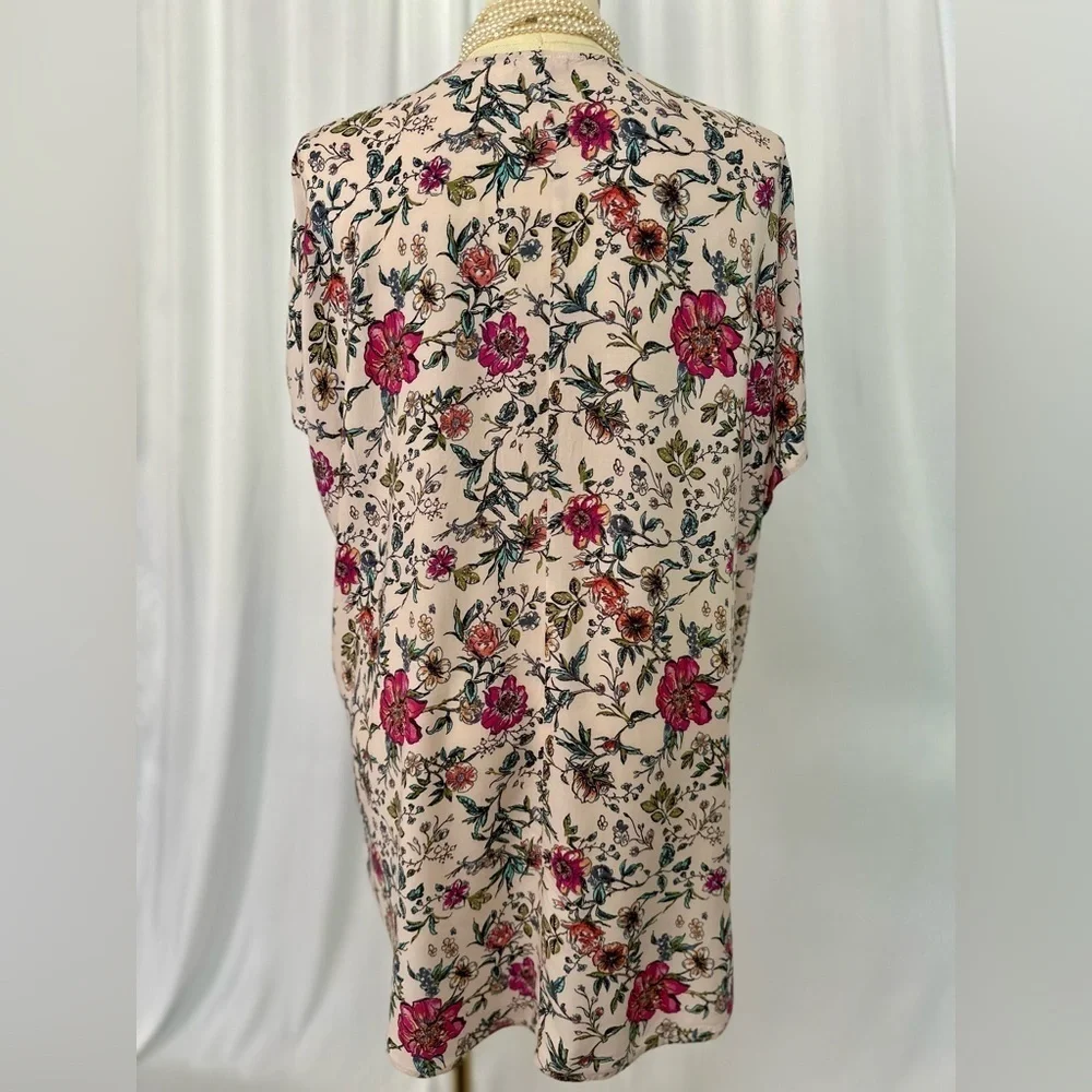Eyeshadow Black and Red Boxy Tunic Top (748)